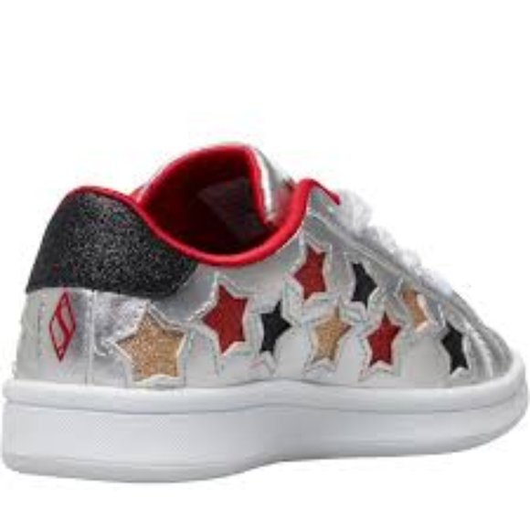 Skechers Girls' Omne-Lil' Star Side Sneakers - Picture 2 of 7